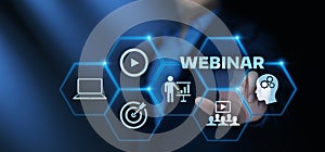 Webinar E-learning Training Business Internet Technology Concept