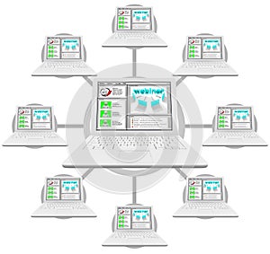 Webinar - Network of Linked Computers photo