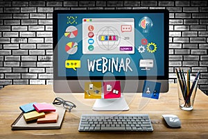 Webinar Online E-Learning Web Webcast Technology Collaborative