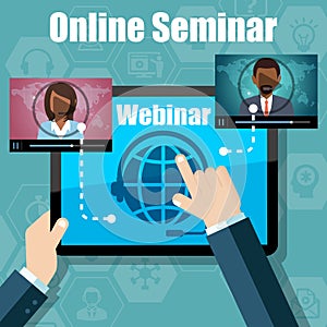 Webinar Training, Online Conference and Education using Mobile Device