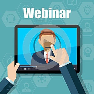 Webinar Training, Online Conference and Education using Mobile Device