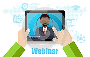 Webinar Training, Online Conference and Education using Mobile Device