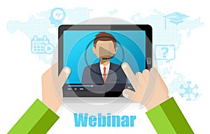 Webinar Training, Online Conference and Education using Mobile Device