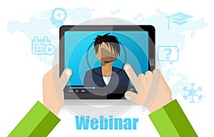 Webinar Training, Online Conference and Education using Mobile Device