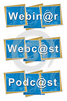 Webinar Webcast Podcast Technical Squares