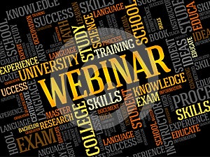 WEBINAR word cloud