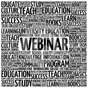 WEBINAR word cloud