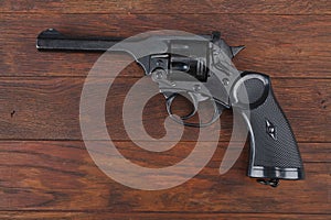 Webley Mk IV Top-Break Revolver service pistol for the armed forces of the United Kingdom, and the British Empire and Commonwealth