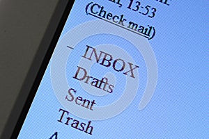 Webmail system
