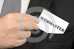 Webmaster business card