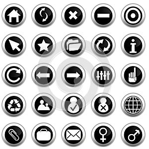 Webpage icons collection