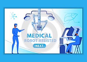 Webpage for Medical Robot Assisted Presentation