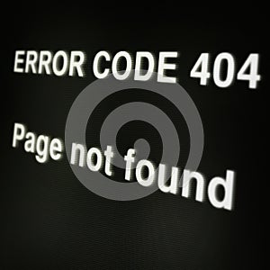 Website, 404 and search error on computer screen with information code, worldwide surfing mistake and wrong link