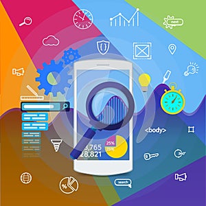 Website analytics search information and computing data analysis