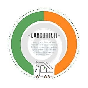 Website Banner and Landing Page of Evacuator.