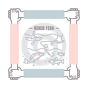 Website Banner and Landing Page of River Fish.