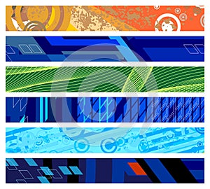 Website banners / vector