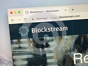 Website of Blockstream