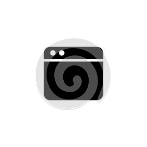 Web page icon. Broweser sign