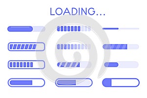 website buffer loading icon A bar showing the download status of information on the website