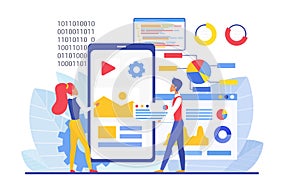 Website building and optimization process application