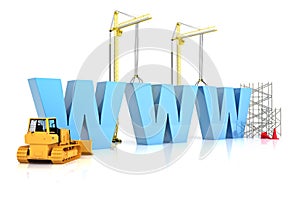 Website building , under construction or repair