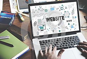 Website Connection Internet Technology Network Concept