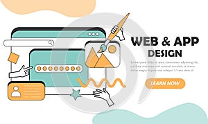 Website design concept