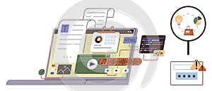 Website Development and Digital Content Management with Multimedia Tools and Analytics