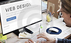 Website Design Homepage Layout Creativity Concept