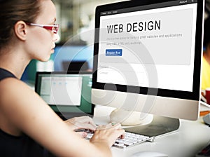 Website Design Homepage Layout Creativity Concept