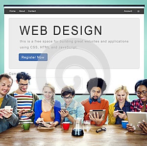 Website Design Homepage Layout Creativity Concept