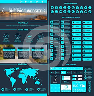 Website design template