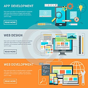 Website Development Banners