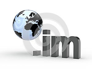 Website Domain Name Address endings with globe