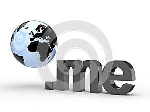 Website Domain Name Address endings with globe