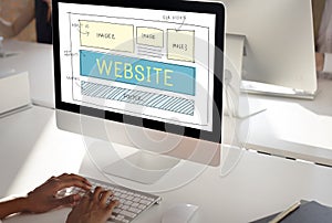 Website Homepage Responsive Design Ideas Concept