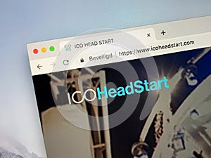 Website of ICO HeadStart
