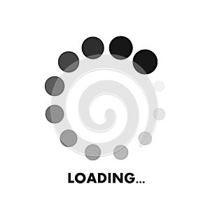 Website information loading isolated icon