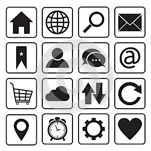 Website and Internet Icons