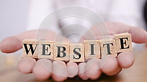 Website, Internet Technology Words Quotes Concept