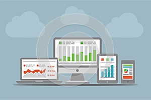 Website and Mobile Analytics Concept