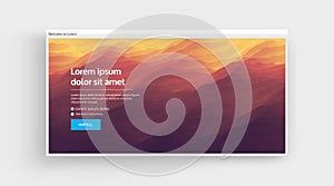 Website or mobile app landing page. Abstract background with dynamic effect. Modern pattern. Abstract background. Vector