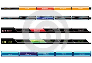 Website navigation templates