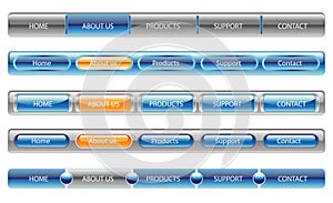 Website navigation templates