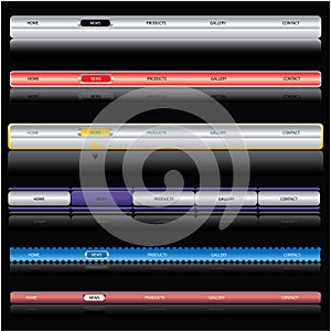 Website navigation templates