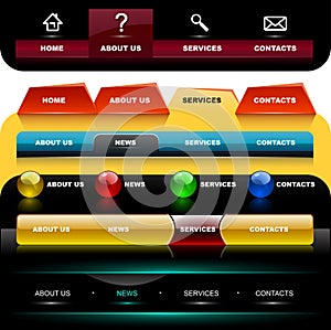 Website navigation templates 3