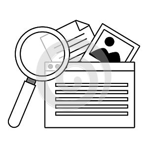 website picture magnifier white background