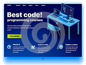 Website providing the service of best code programming courses