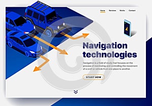 Website providing the service of navigation technologies